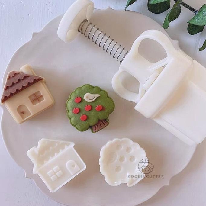 ~~~] Cetakan Nastar 50gr /Cetakan Natal/ Cetakan cookies natal /mooncake