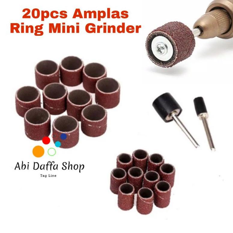 Flash Sale - 20pcs Mata Bor Amplas Mini Grinder Sanding Band Mini Tuner 