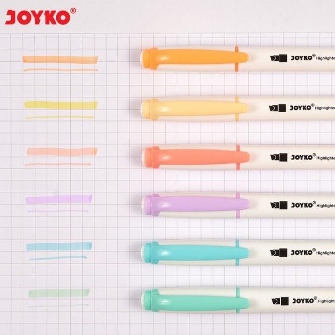 

Recomend JOYKO PASTEL HIGHLIGHTER SET / SPIDOL PENANDA BERWARNA PASTEL HL-54 HL-55 ..