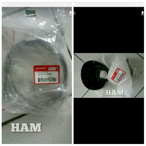 batok + ring lampu tiger revo ori hm