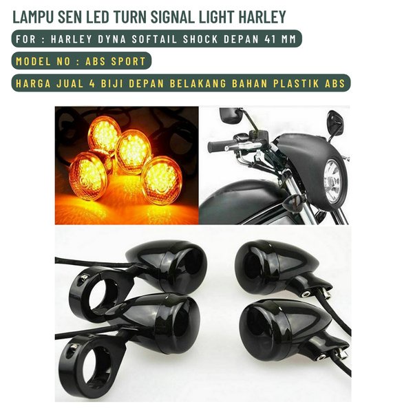 signal light ABS full balck harey davidson