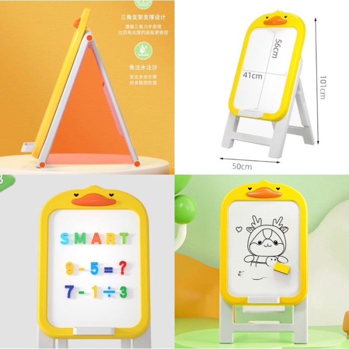 

✨Sale Papan Tulis Lipat / White Board Lipat Anak Super Jumbo Size Berkualitas