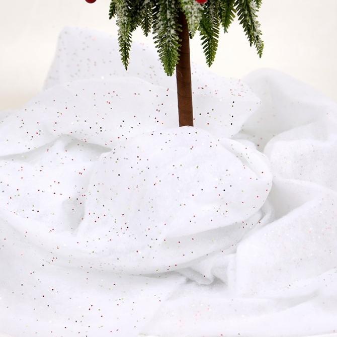 

Kidssstore // Snow Blanket Tatakan Pohon Natal Salju Karpet Putih Tatakan Foto Murah Berkualitas