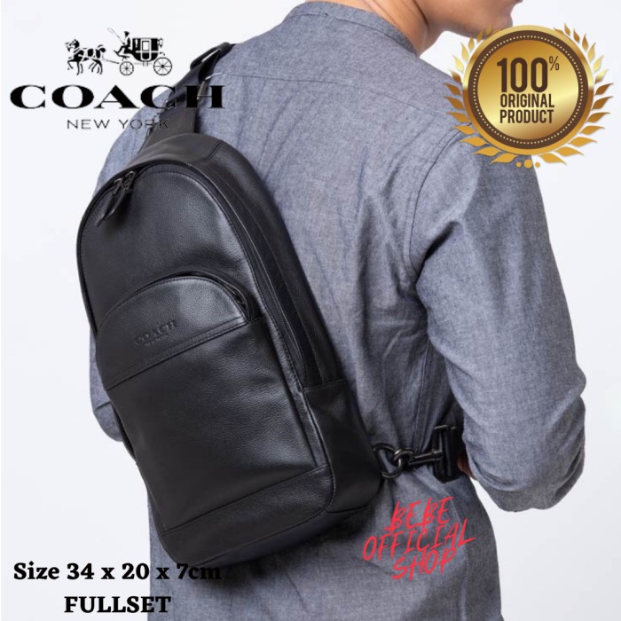 (For Sale) [Original] Coach Houston Slingpack Matte / Tas Coach Pria Original