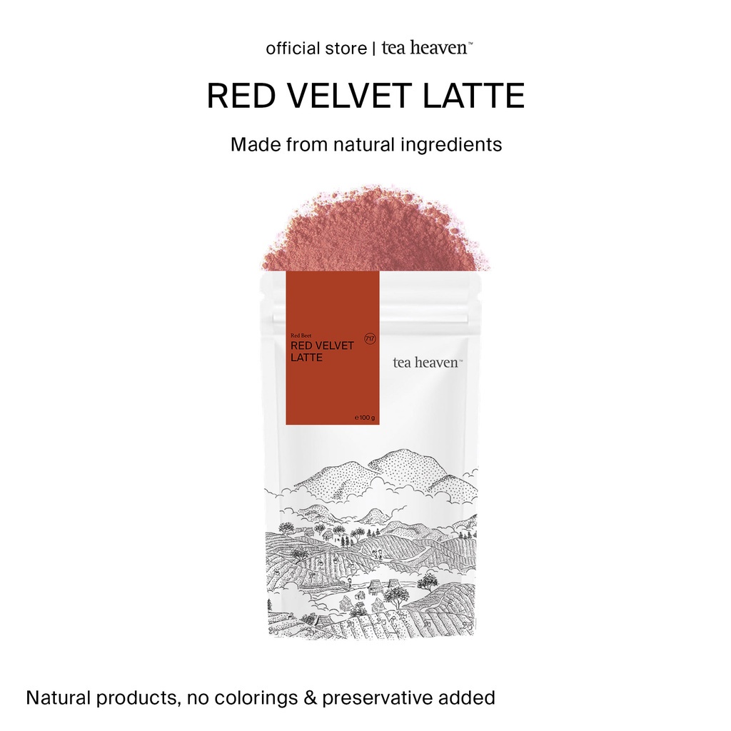 

Red Veet Latte Powder Bubuk Numan Natural Beet