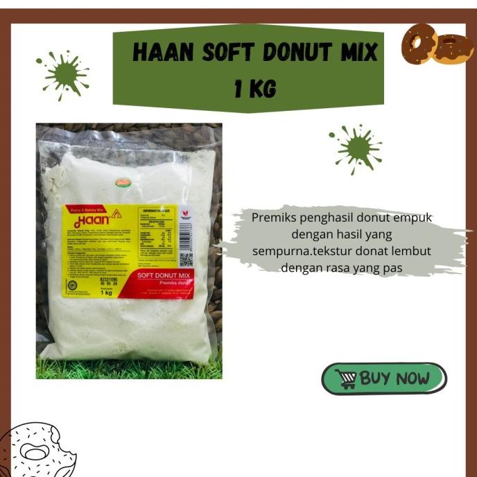 

+++++] TEPUNG HAAN SOFT DONUT MIX 1 KG