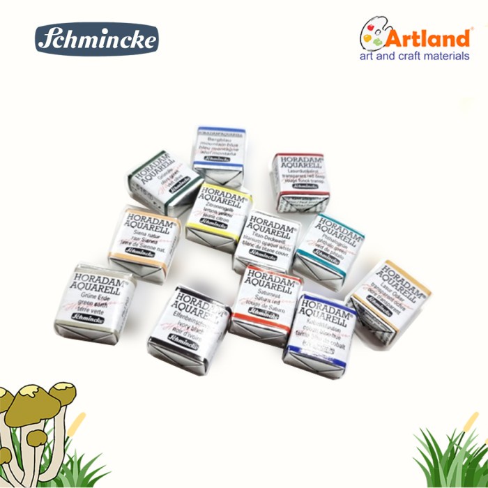 

Terlaris Schmincke Akademie Aquarell Watercolor 1/2 Pans Promo Terbaru
