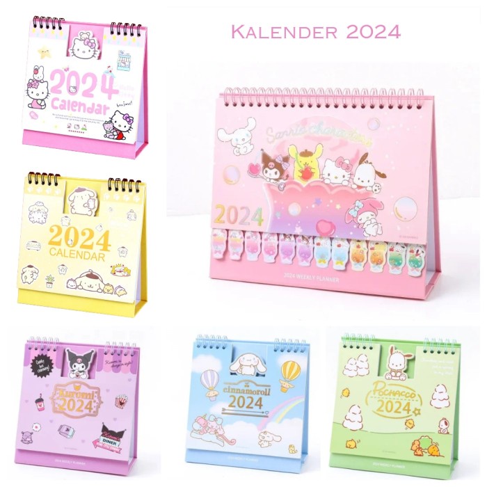 

Terlaris Ic Kalender Meja 2024 Karakter Lucu Planner Promo Terbaru
