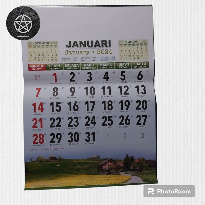 

Terlaris Kalender Dinding 2024/ Kalender Kerja Ao 732/ 12 Lembar Promo Terbaru
