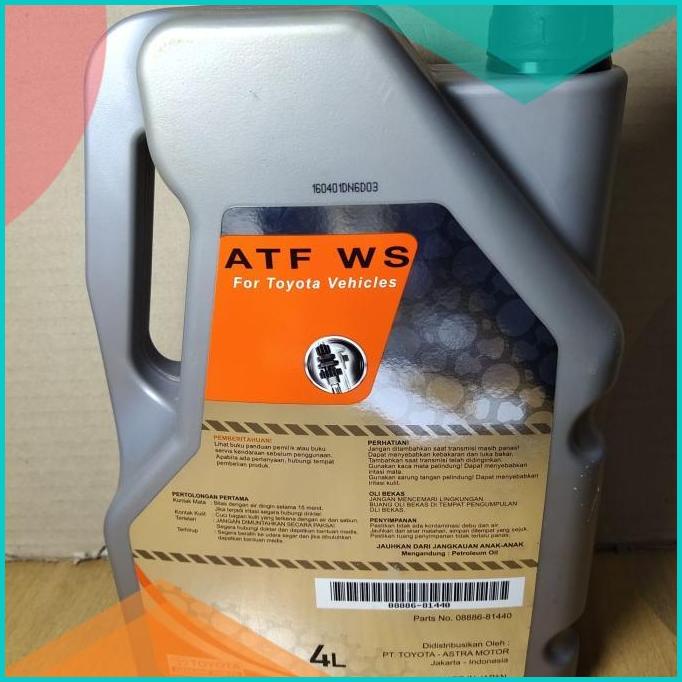 Oli Transmisi Matic Automatic ATF WS Asli Original Toyota 08886-81440