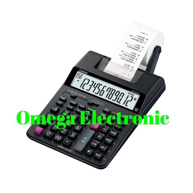 

Casio HR-100RC - Printing Calculator Struk Kalkulator Kasir HR 100 RC