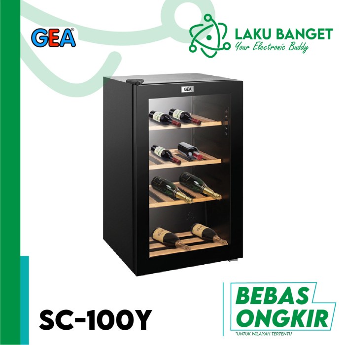 KULKAS WINE SC 100Y / WINE COOLER GEA SC-100Y / SC 100 Y ORIGINAL