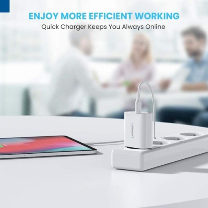 Wall Kepala Adaptor Charger Iphone 20W / 10W Ugreen Usb / Type C Fast