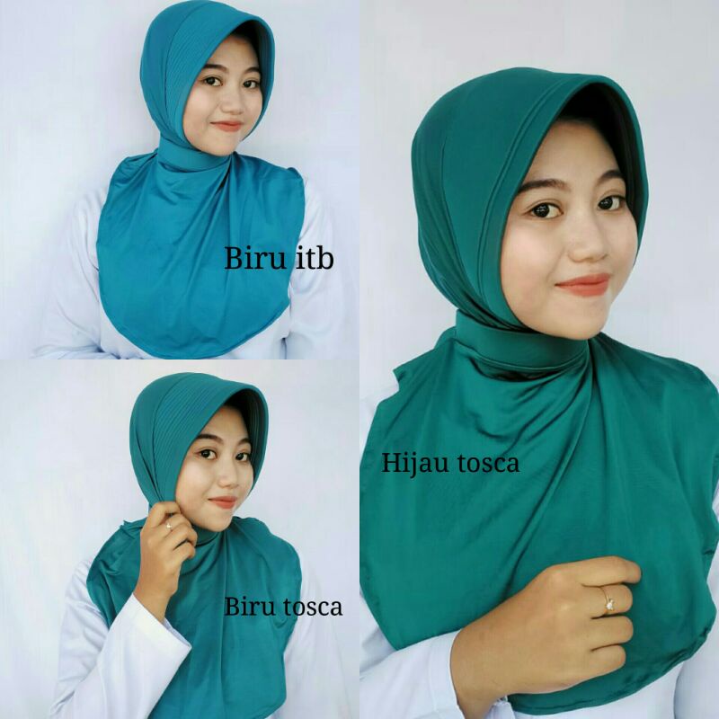 STYLISH HIJAB DAILY Jilbab PKK HIJAU TOSCA