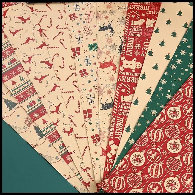 

TERBARU KERTAS KADO NATAL CHRISTMAS TEBAL PREMIUM SIZE 50 X 70 CM - ISI 5 PCS !!!!