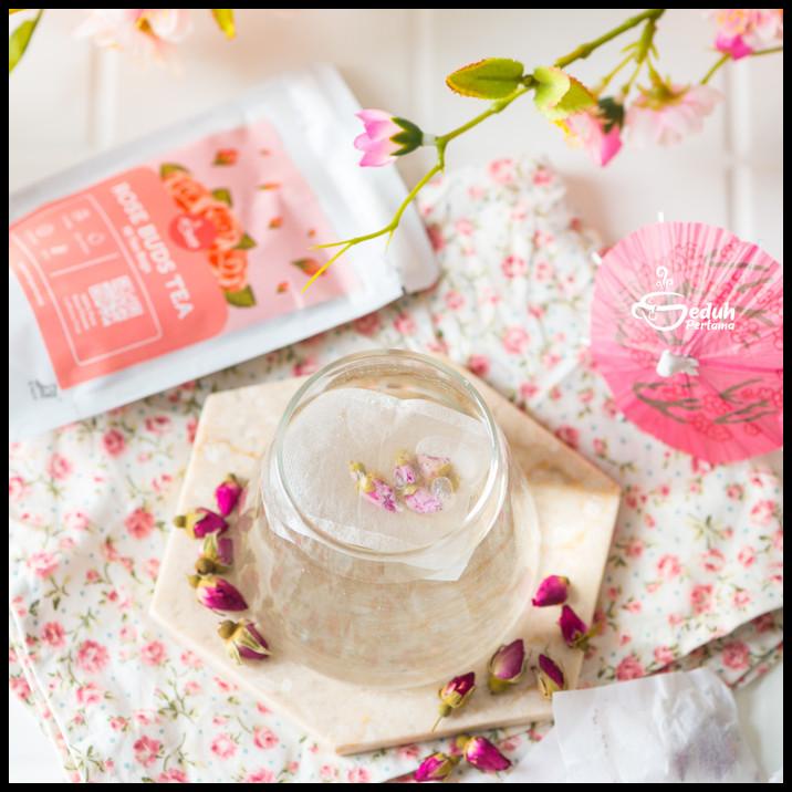 

TERMURAH 10 TEA BAG - ROSE BUDS TEA | FLOWER TEA SIAP SEDUH KEMASAN EKONOMIS !