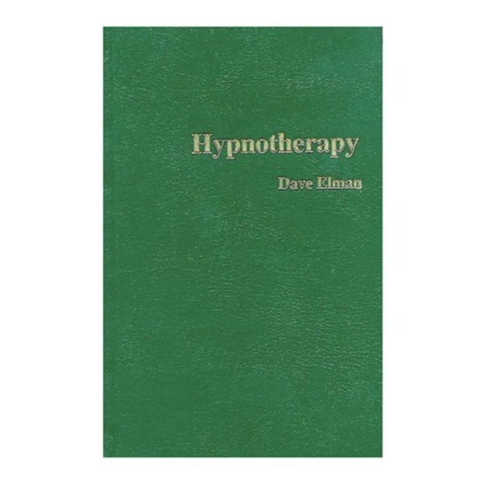 

Hypnotherapy Dave Elman 1977 Westwood Publishing 0930298047