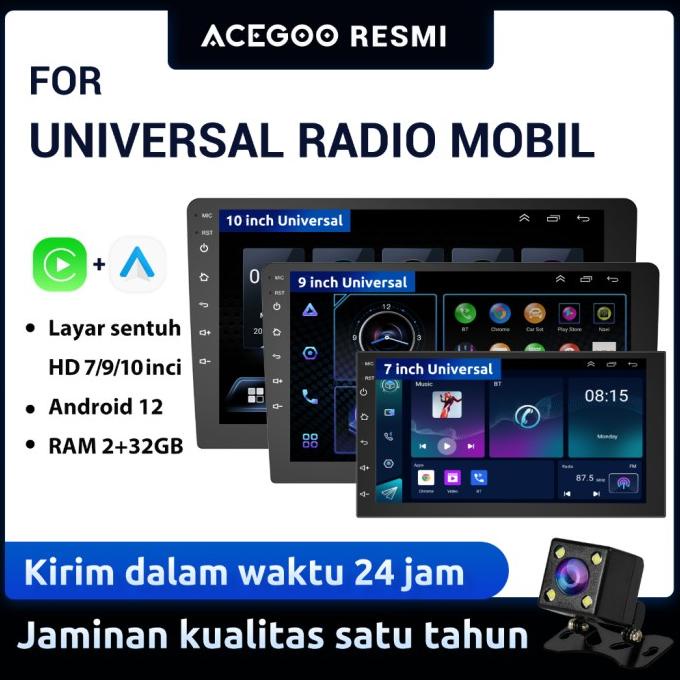 ACEGOO Car Radio 7/9/10 Inch Mobil Navigasi 4G + 32G Android Head Unit