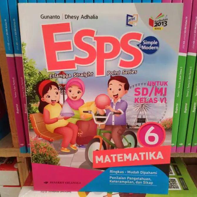 

SALE Buku ESPS Matematika SD kelas 6 kurikulum 2013 revisi Termurah