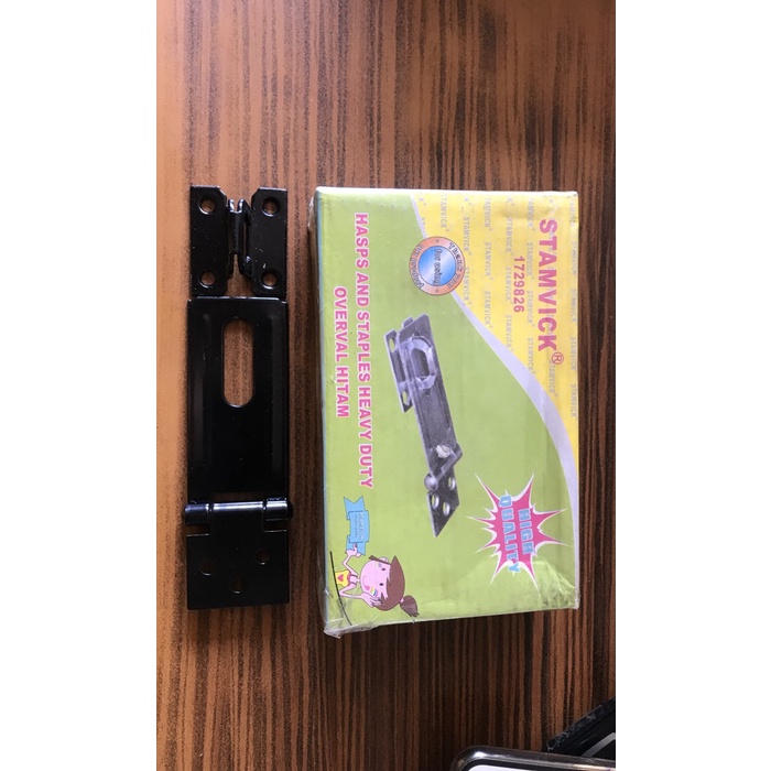 Overpal Hitam/Grendel Hitam Stamvick/Tempat Kunci/Overpal 4