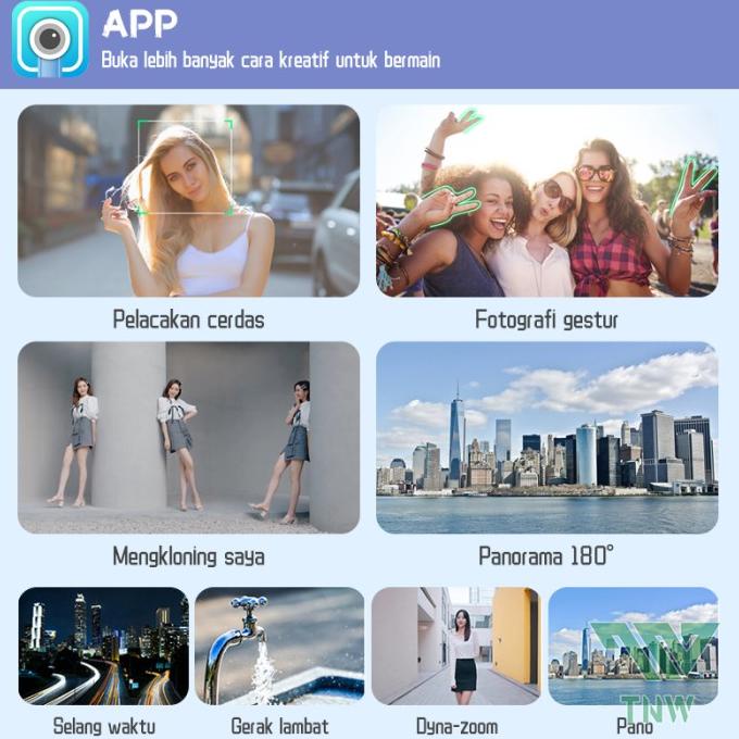 TNW-Q18 Gimbal Stabilizer Handphone Gimbal Hp Stabilizer Tongsis Hp