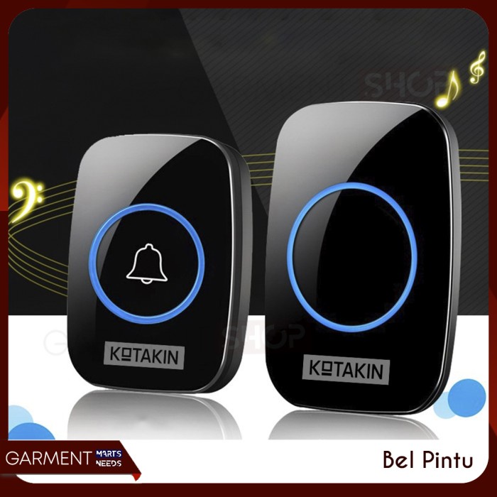 @=@=@=@=] BELUS - Bel Pintu Rumah Tanpa Kabel Anti Air Door Bel Nirkabel