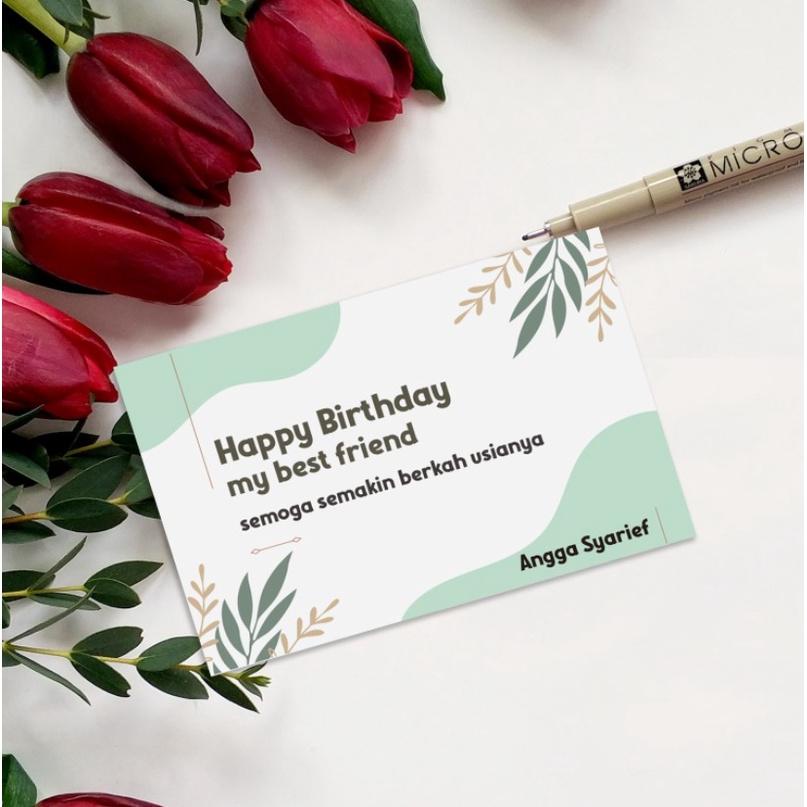 

Tambahan Kartu Ucapan (10x7cm)