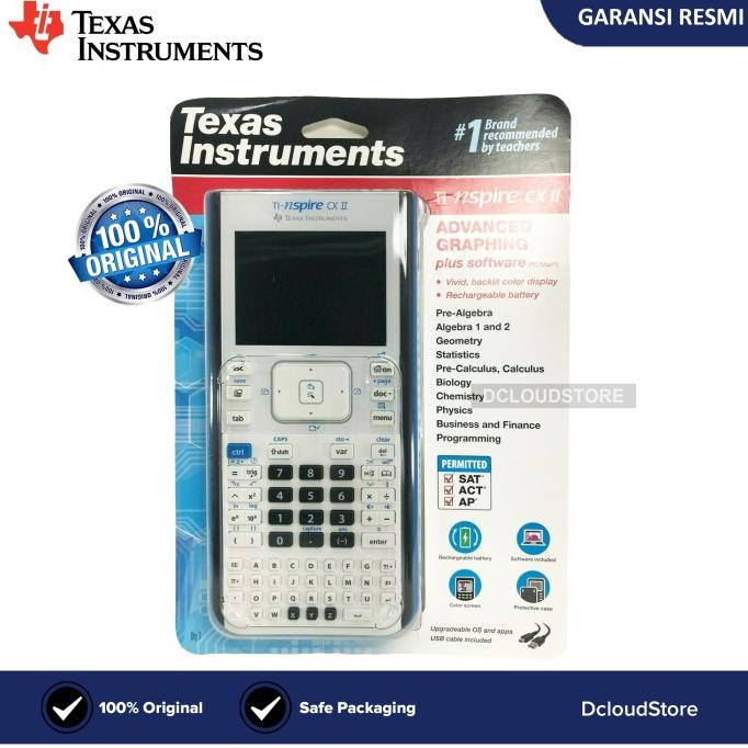 

Calculator Original Texas TI-Nspire CX II Graphing Kalkulator