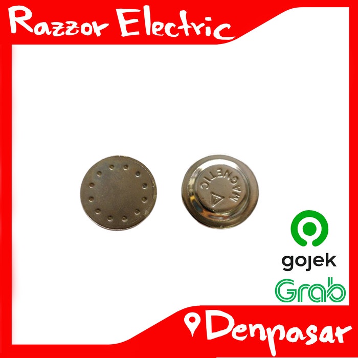 

] Magnet Pin Bulat Tag Nama Lencana Magnetic