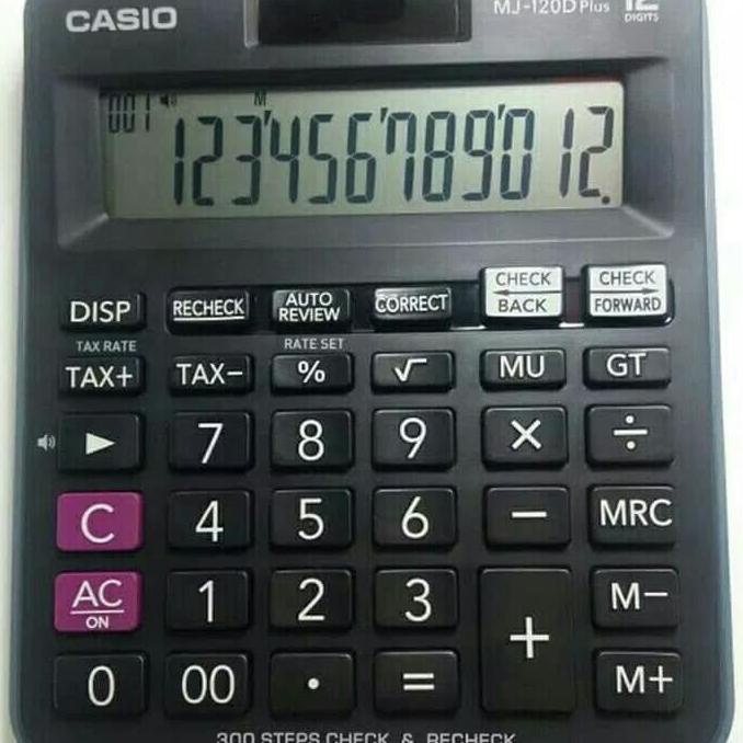 

kalkulator calculator casio dagang mj-120d plus mj12d original resmi