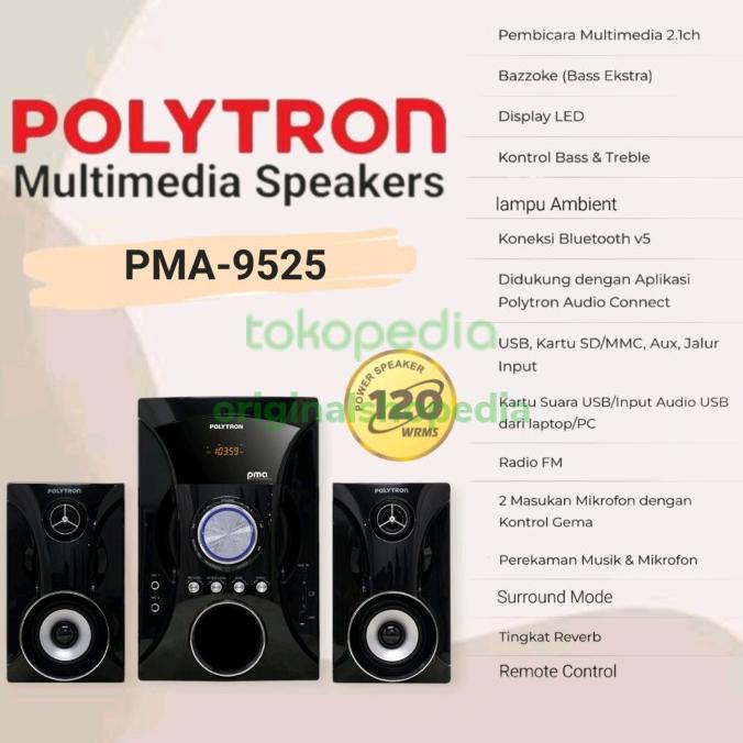 ~~~] Polytron PMA9525 polytron multimedia speaker polytron pma 9525 FM