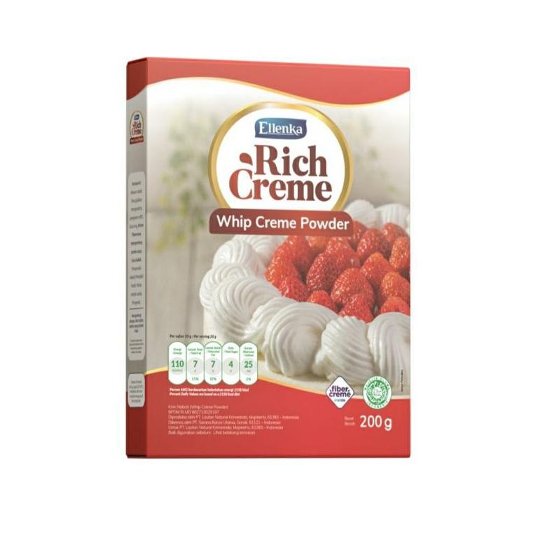 

DISCOUNT ELLENKA RICH CREME 200 GRAM & 400 GRAM (WHIPPING CREAM) HANYA HARI INI