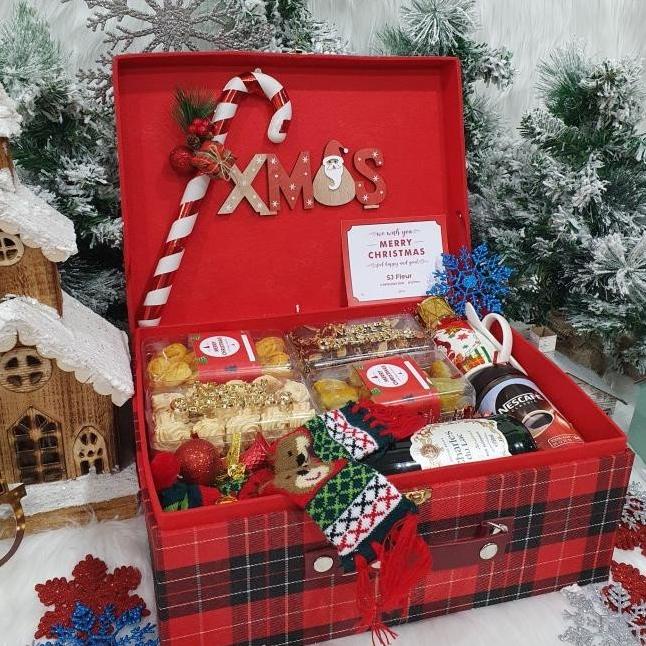 

Paket Dekorasi Hampers Natal Christmas Parcel Hadiah Kue Kering 128 Melulujajan