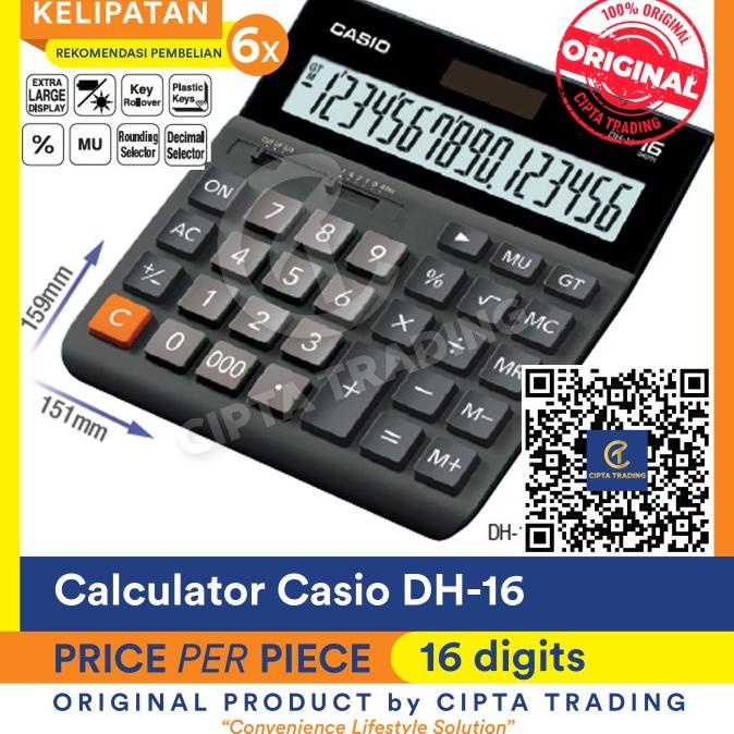 

Calculator - Casio DH-16