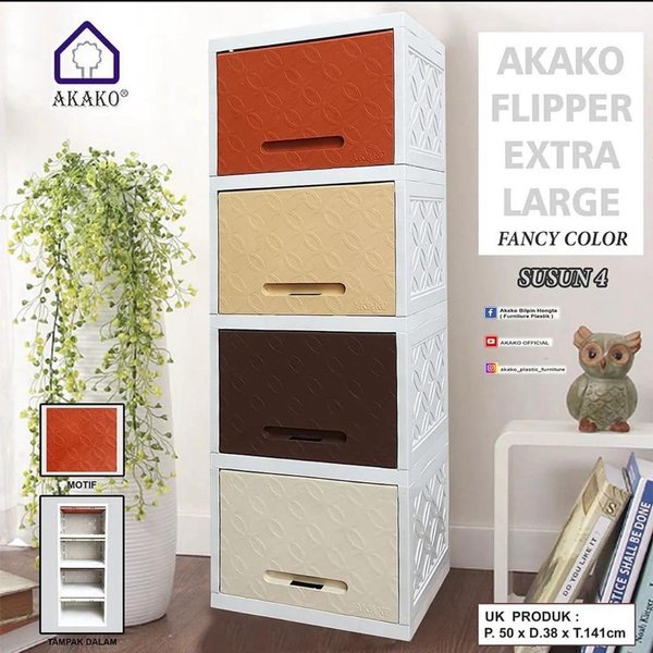 AKAKO - AKAKO FLIPPER SUSUN 4 FANCY