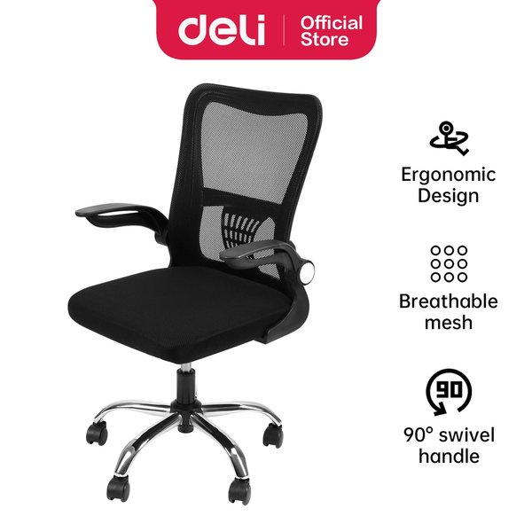 Deli Kursi Kantor Jaring / Office Chair / Kursi Kerja - E4928