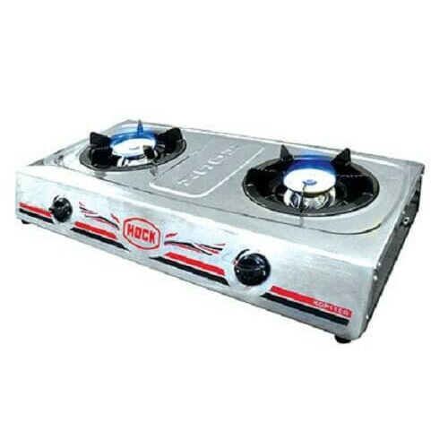 kompor gas hock 2 tungku body stenles