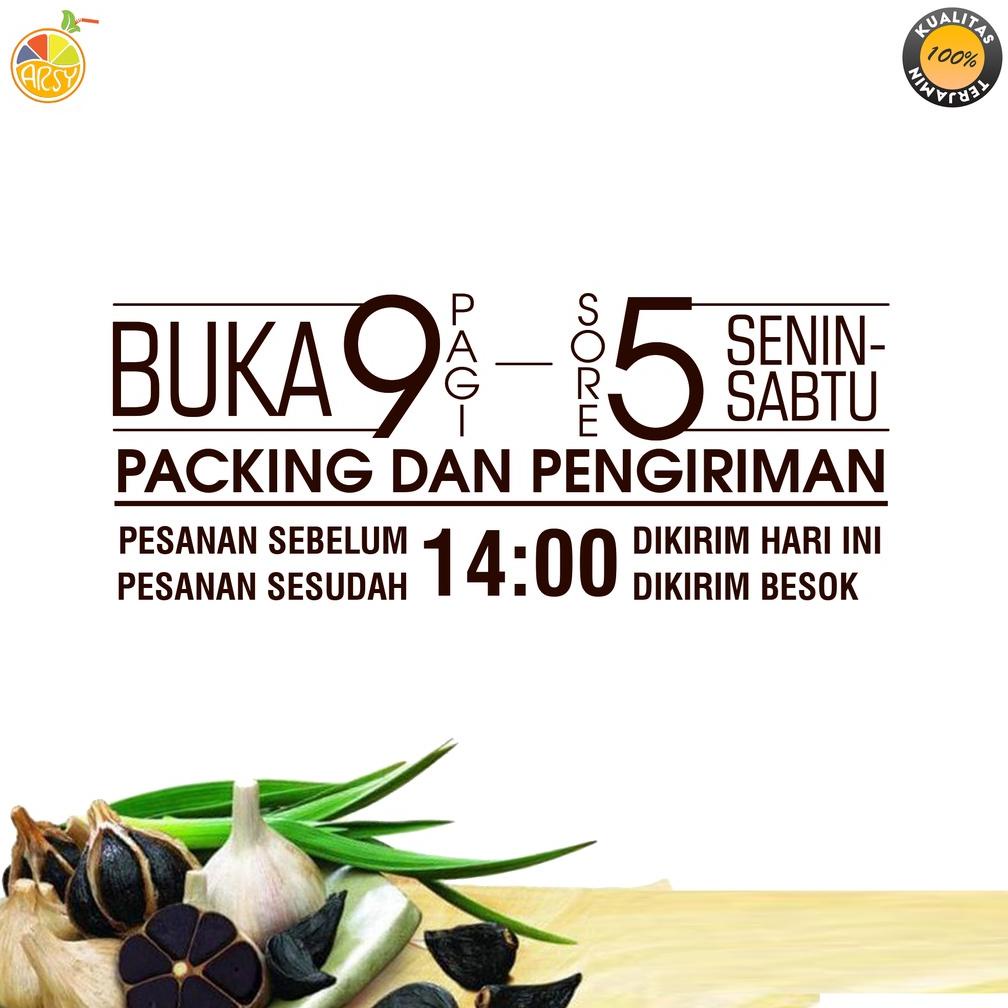 

PROMO BLACK GARLIC PREMIUM QUALITY / BAWANG HITAM TUNGGAL KUALITAS PREMIUM NOVEMBER CERIA UNTUK ANDA