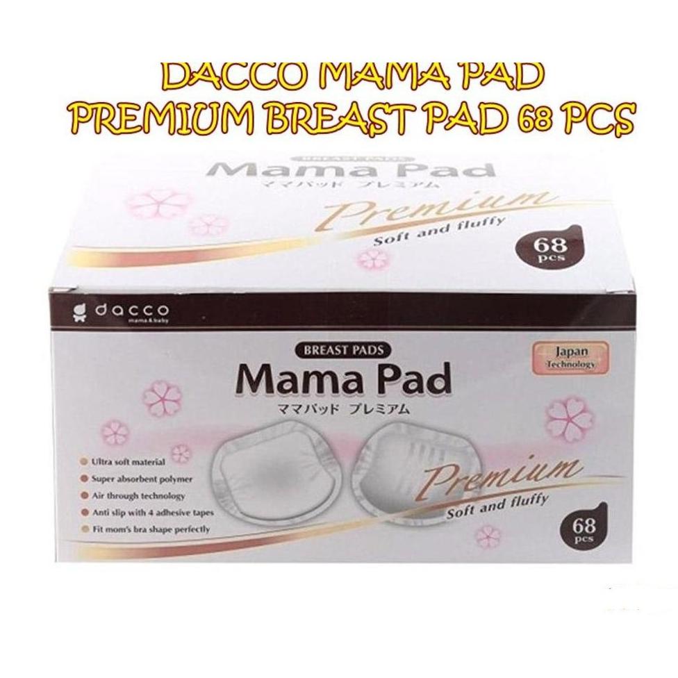 Mamapad Breastpad Isi 56 / 24 Pcs 3D Side Cut Shape Dacco / Mama Pad Breast Pad Premium 68 Exp 2025 