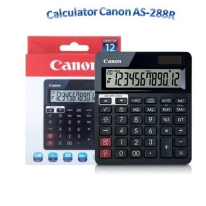 

Calculator CANON AS 288R 12Digit CHECK CORRECT Kalkulator Cek AS288 R