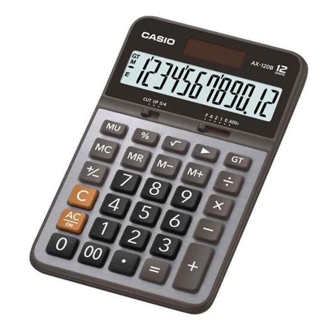 

kalkulator casio AX-120B AX120B 12 B digit ax 120 b GARANSI RESMI