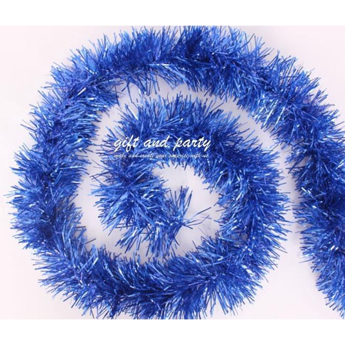 

Best Sales Slinger Tinsel Biru / Slinger Natal / Garland Tinsel / Hiasan Natal Original