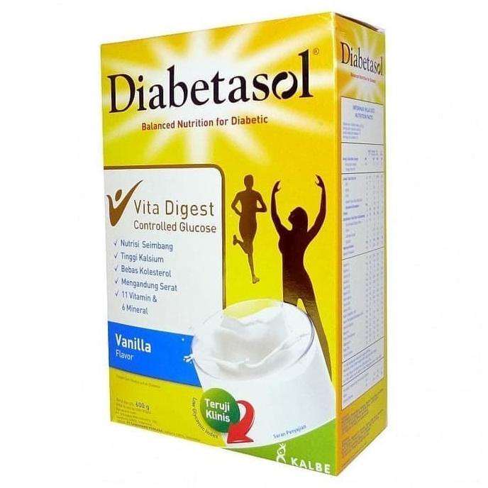 

Diabetasol Susu Vanila 600Gr