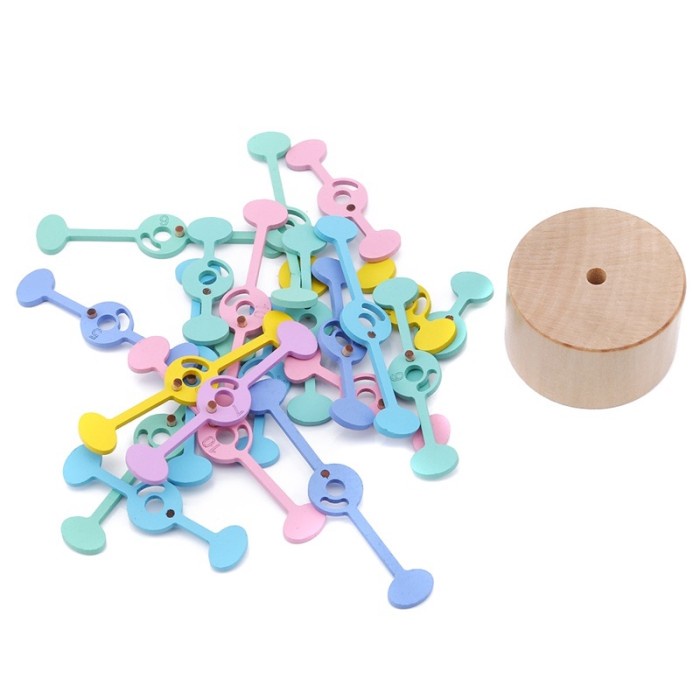 

CUCI GUDANG Mainan Tongkat Sihir Lolipop Bahan Kayu untuk Pereda Stress Anak