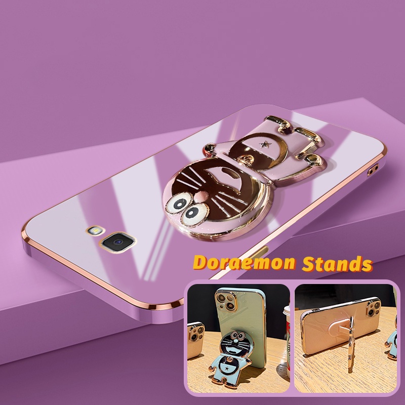 Casing Ponsel untuk Samsung J7 Prime 2 J7 Pro J7 2017 J7 2018 J2 Prime Case HP lapisan tepi mewah po