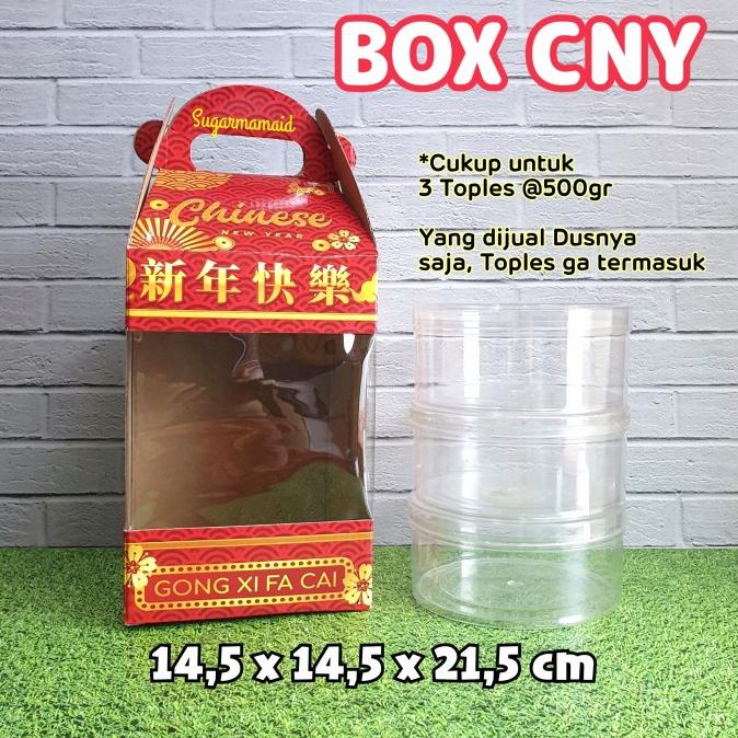 

(5Pcs) Box Kuker Imlek Dus Cny Kemasan Packaging Kue Kering Hampers Limited Edition