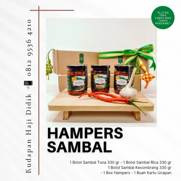 

Hampers Sambal 3 Item By Kudapan Haji Didik