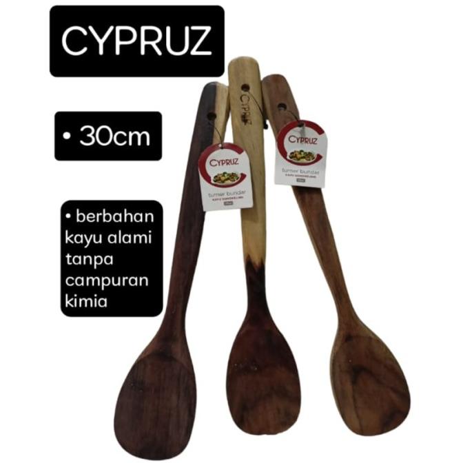 SPATULA KAYU / CYPRUZ TURNER BULAT