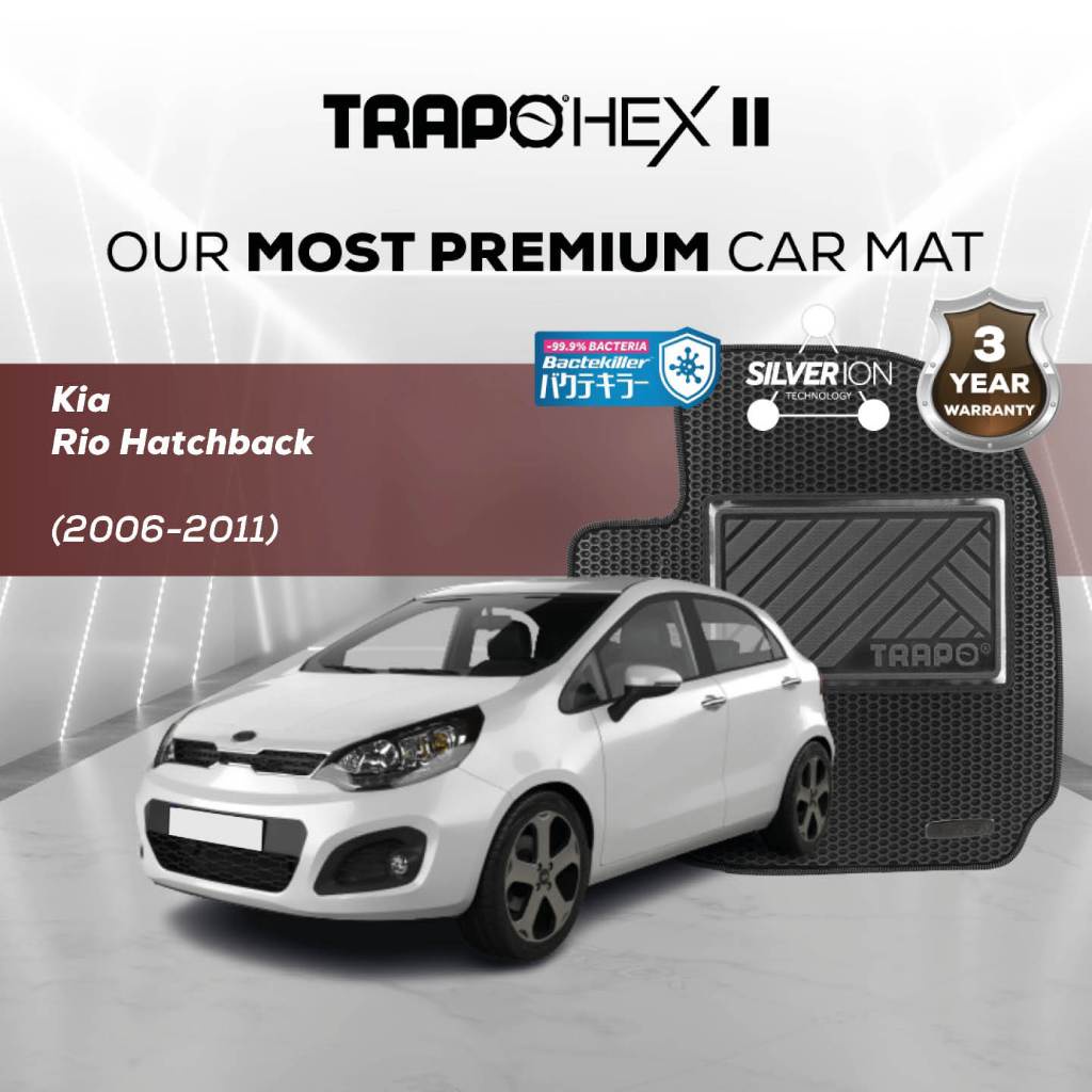 Karpet Mobil Trapo Hex II Kia Rio Hatchback (2006-2011)