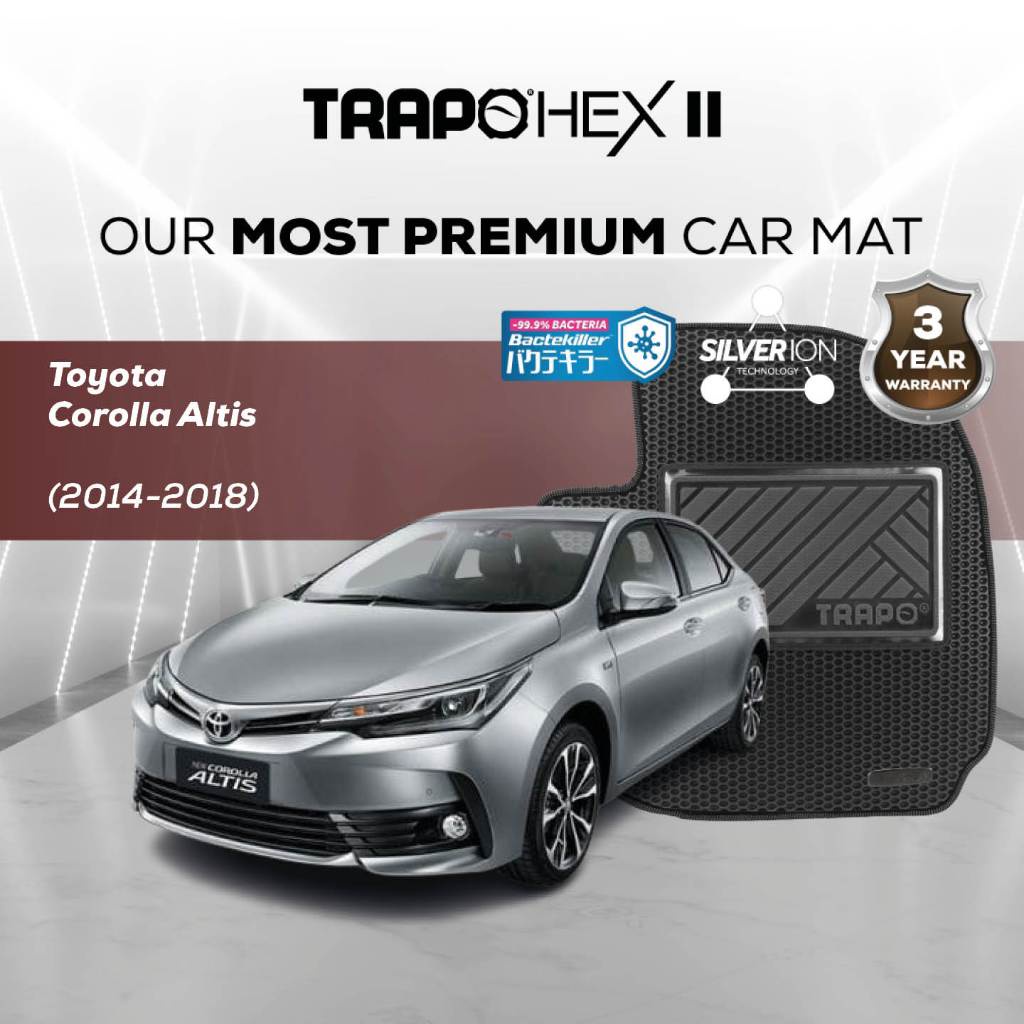 Karpet Mobil Trapo Hex II Toyota Corolla Altis (2014-2018)